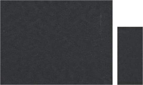 Busta portaposate in carta paglia nera con tovagliolo – 1000 pz.