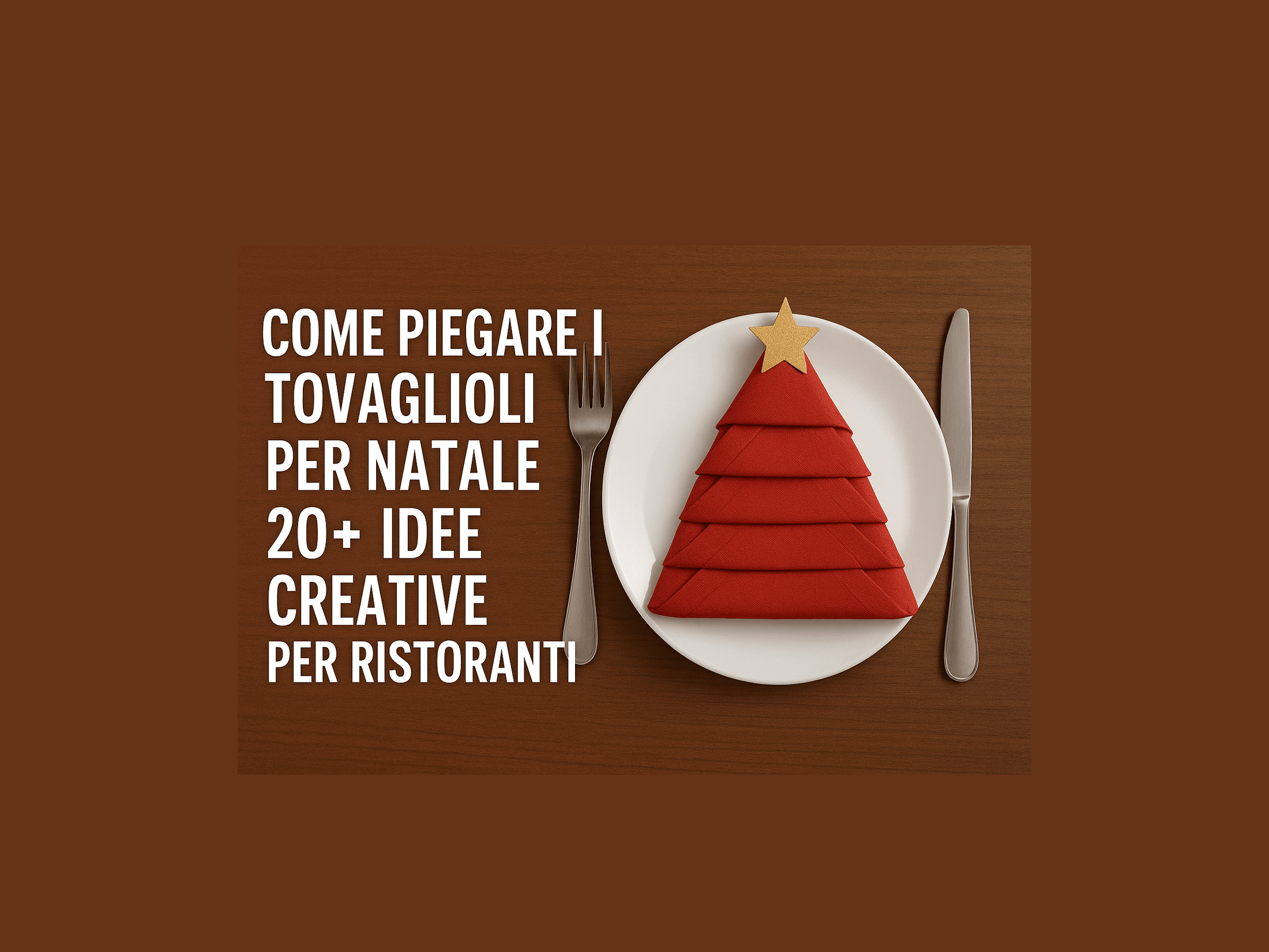 Come Piegare i Tovaglioli per Natale: 20+ Idee Creative per Ristoranti