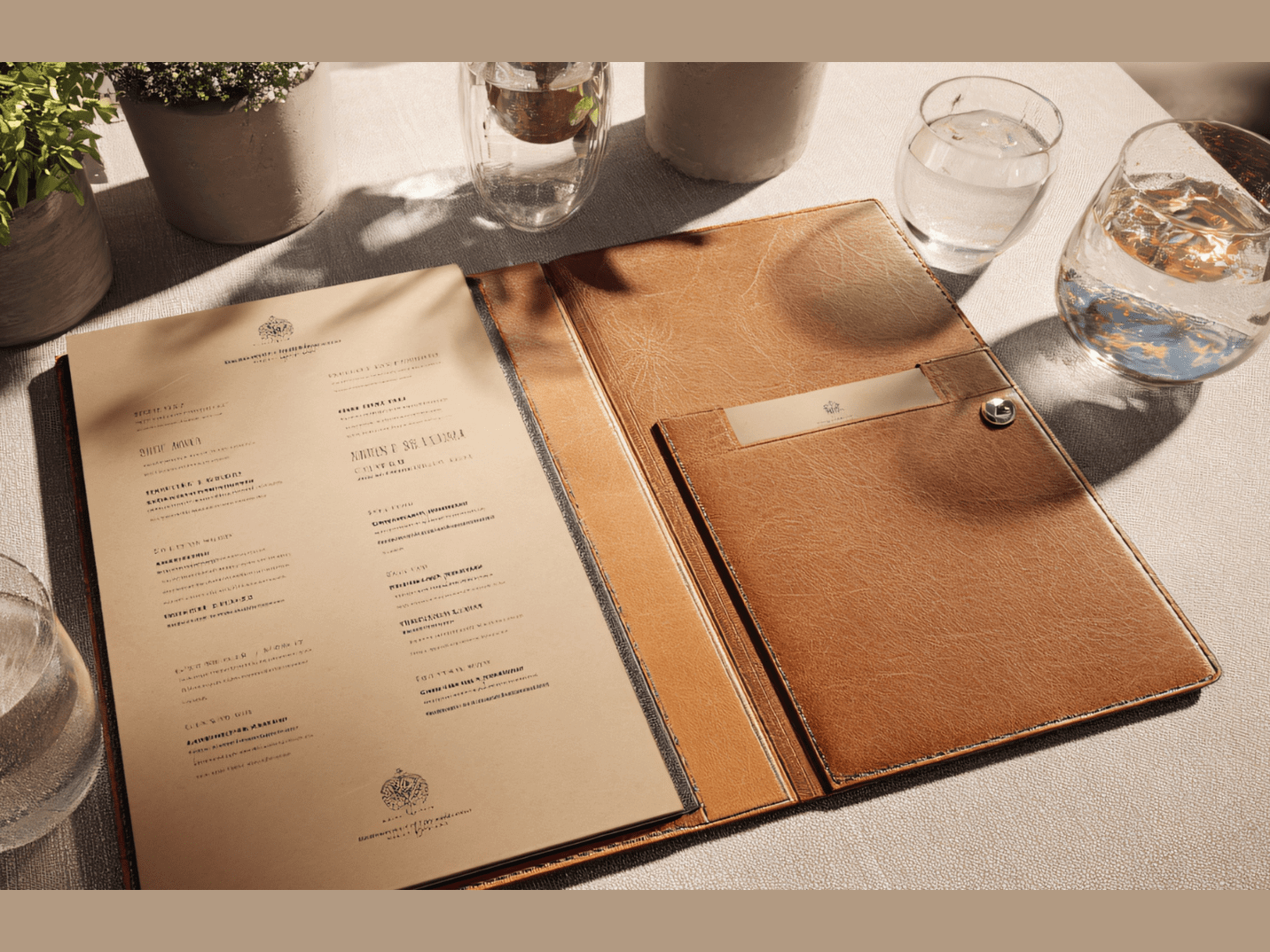 Come creare un menù ristorante adatto alla dimensione e al tipo di clientela