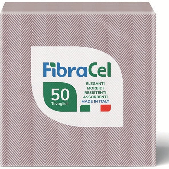 Tovagliolo Tnt Spiga Cacao Fibracel cm. 40x40 - 800 pz.