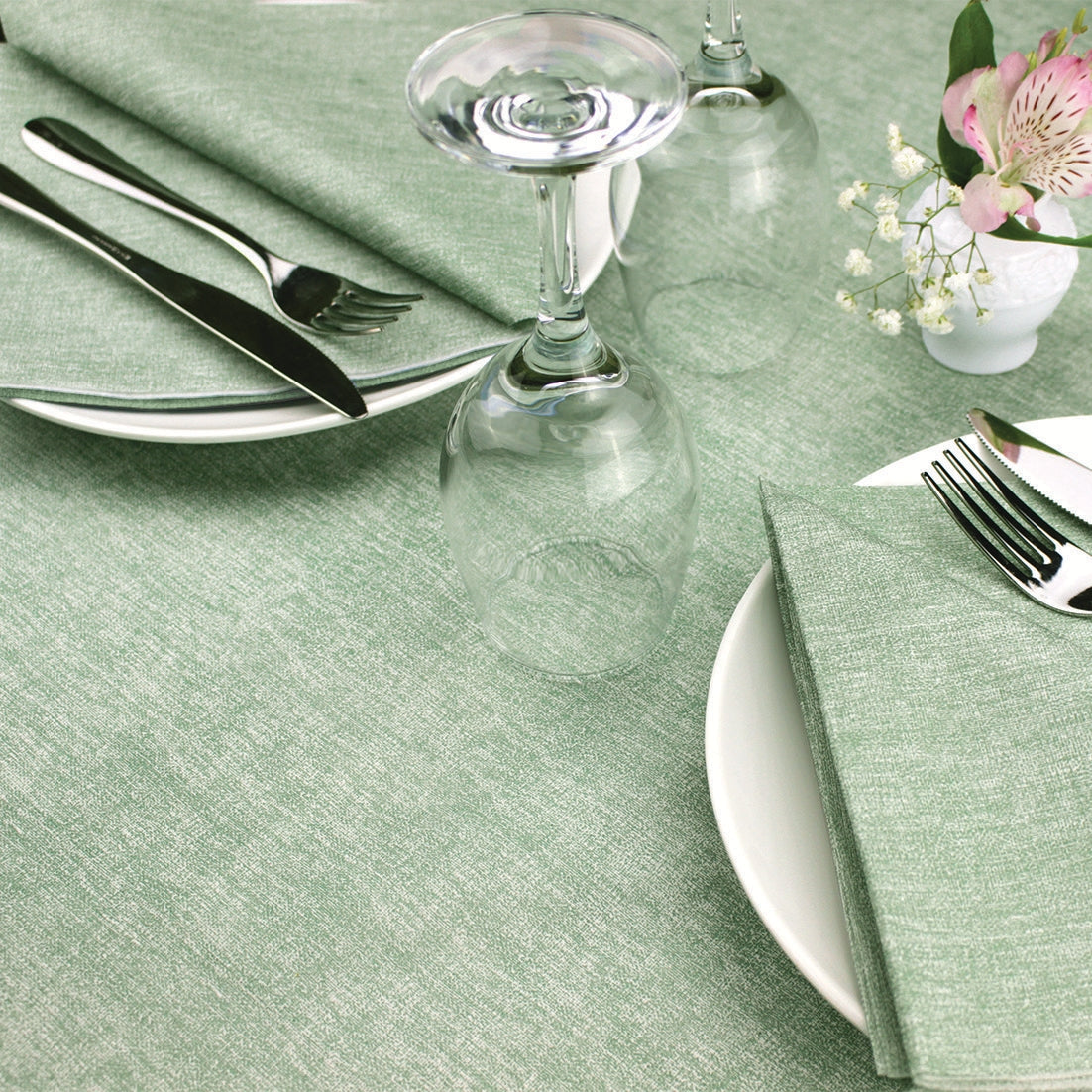 Tovagliolo Tnt Briz Verde Fibracel cm. 40x40 - 800 pz.