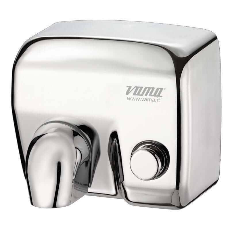 Asciugamani Elettrico Antivandalo a Pulsante 2400W Vama Ariel