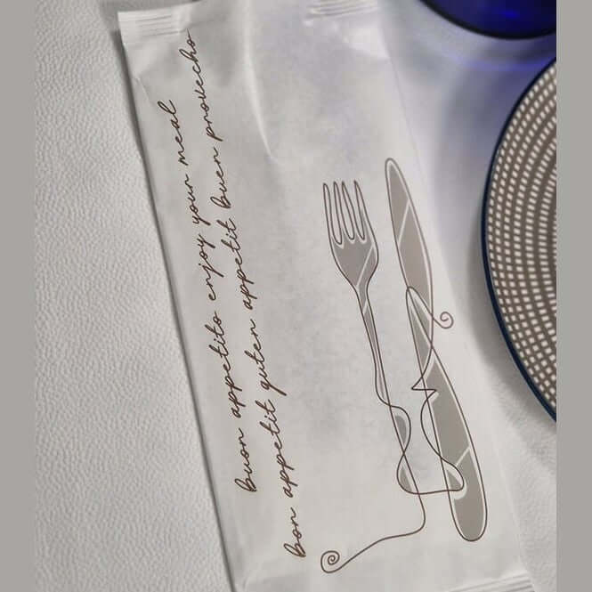 Busta portaposate Buon Appetito con tovagliolo Airwave – 1000 pz.