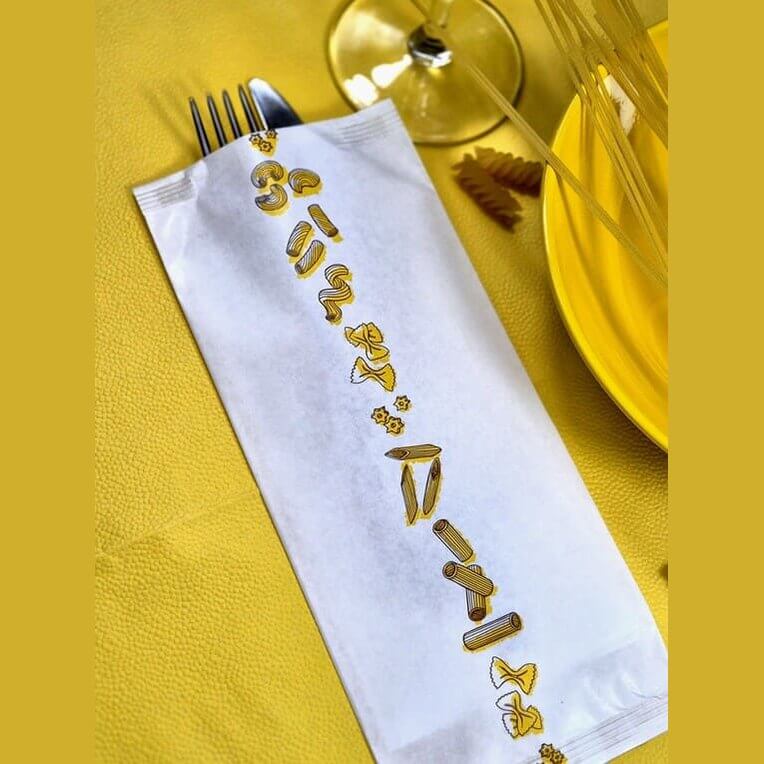 Busta portaposate Pasta con tovagliolo Airwave – 1000 pz.