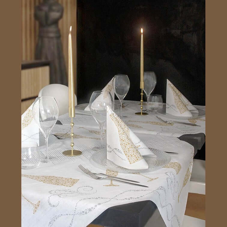 Tovaglia Tnt Bollicine Micro cm. 140x140 - 50 pz.