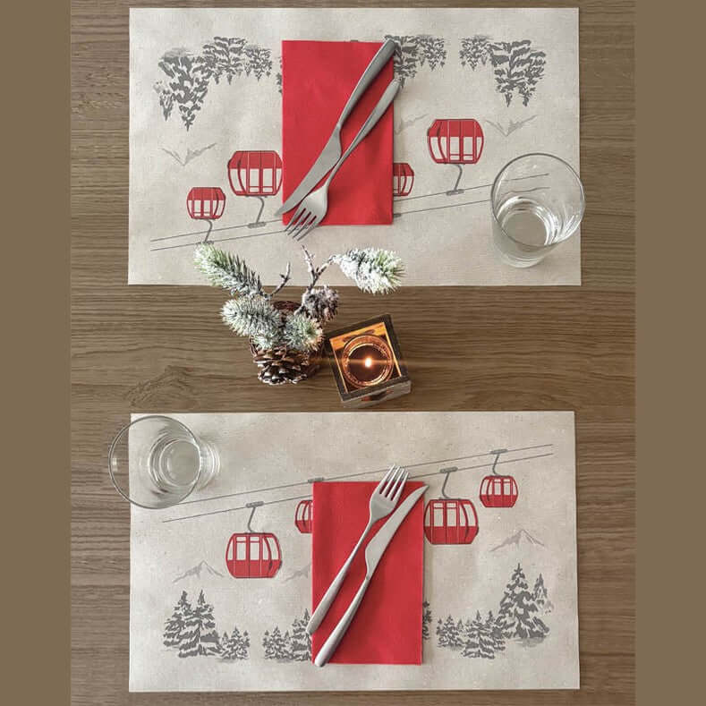 Tovaglietta Cabinovia Onda Airwave cm. 30x48 - 350 pz.