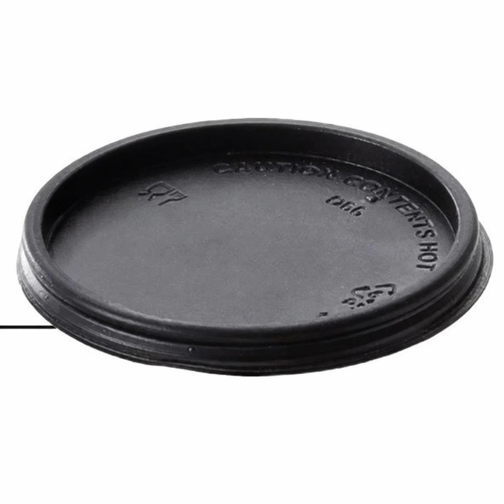 Coperchio in Plastica per Bicchiere Caffè in Cartoncino - Cartone da 1000 pz. (50 pz. x 20) | Recreate the image exactly as it is. Don’t change, remove, combine, or add anything.