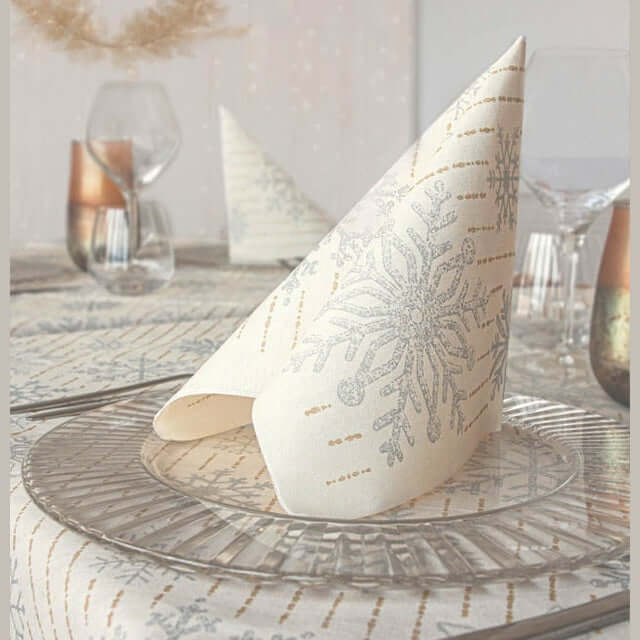 Tovagliolo Tnt Cristal Argento Micro cm. 40x24 - 900 pz.