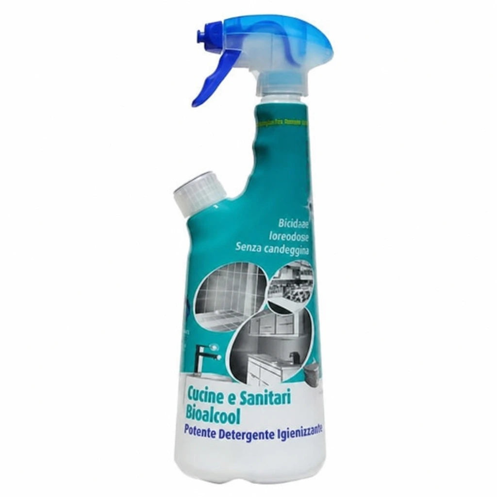 Ecofoam Detergente Bialcool Per Cucine e Sanitari - Conf. da 3 pz. | Recreate the image exactly as it is. Don’t change, remove, combine, or add anything.