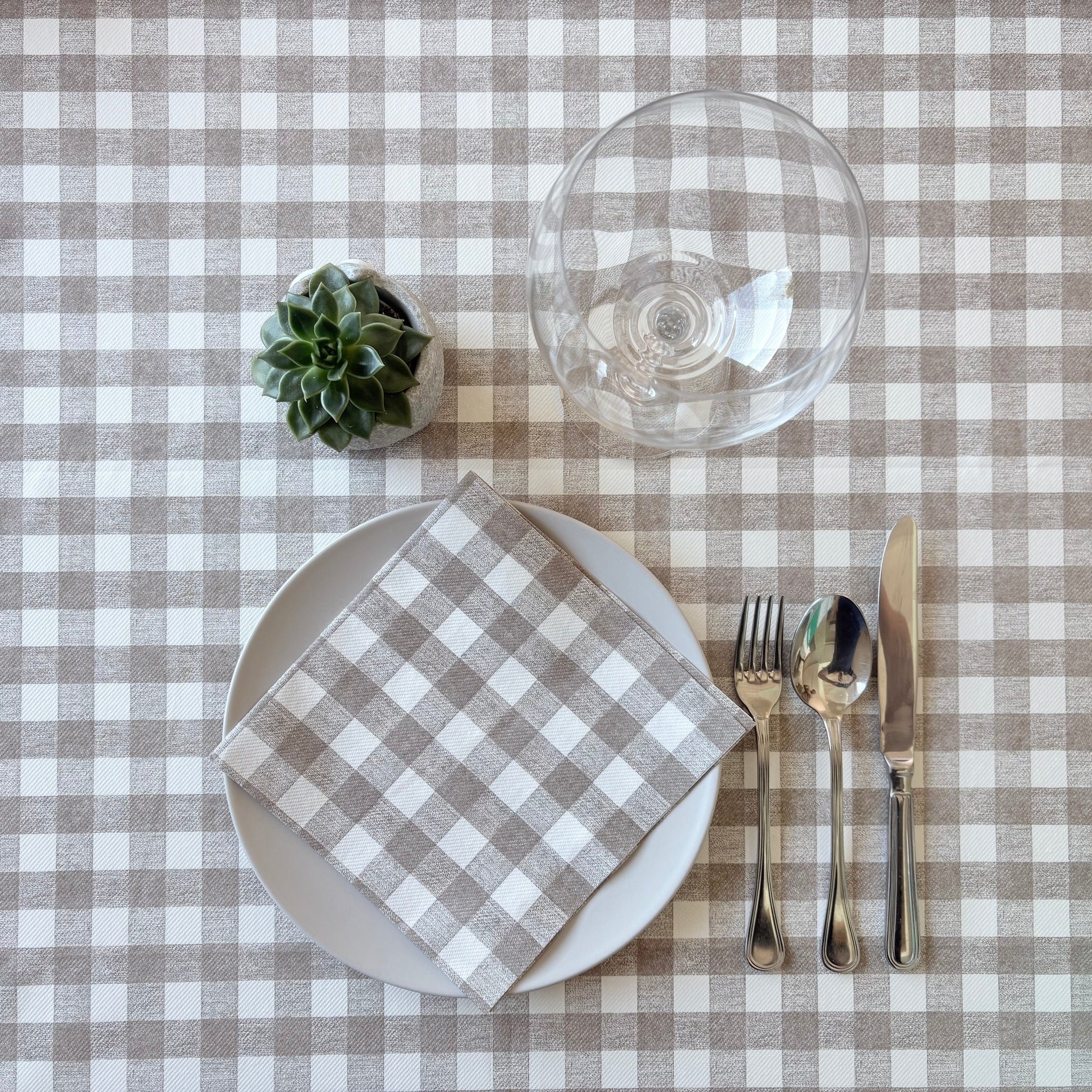 Tovagliolo Tnt Quadro Marrone Ecosuperior cm. 40x40 – 800 pz.