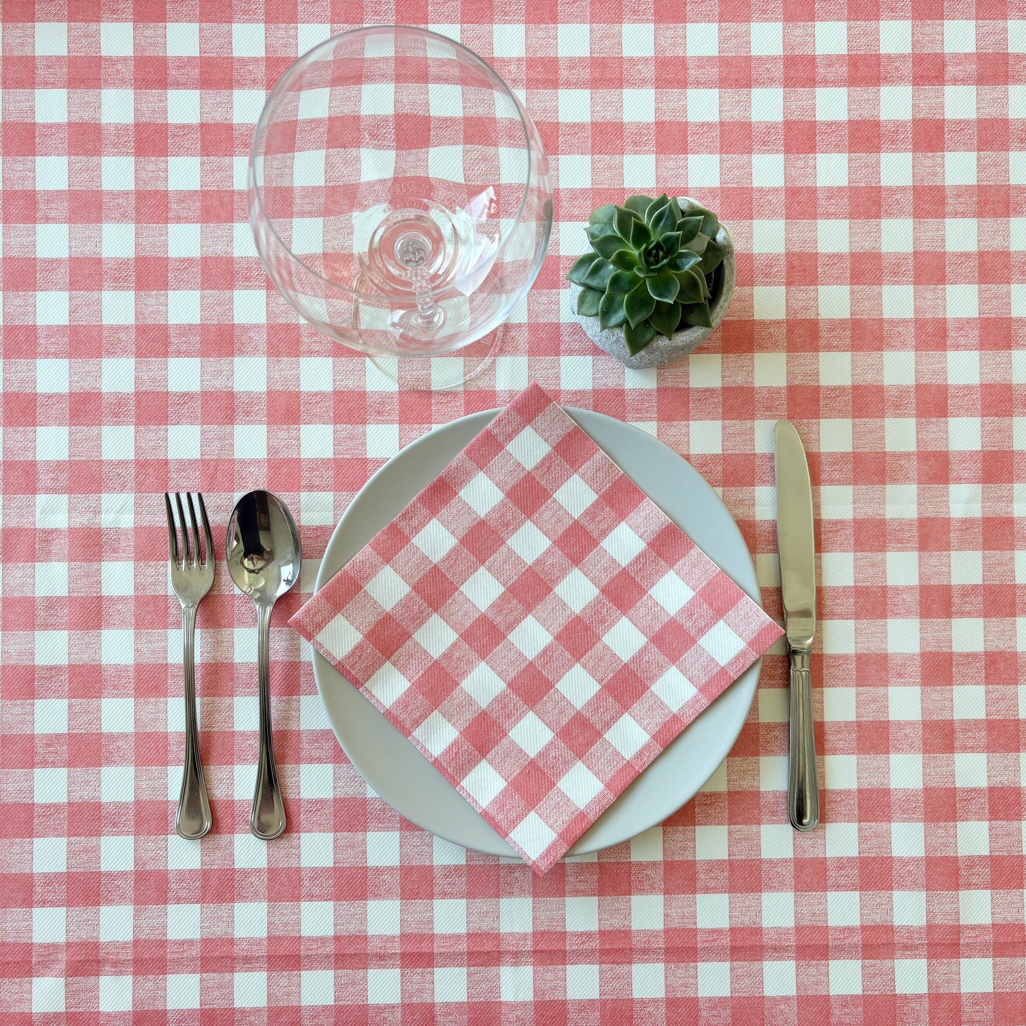 Tovagliolo Tnt Quadro Rosso Ecosuperior cm. 40x40 – 800 pz.