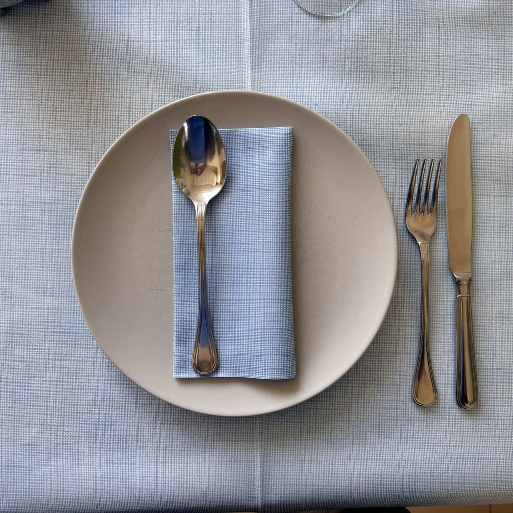 Tovagliolo Tnt Galles Blu Fibracel cm. 40x40 - 800 pz.