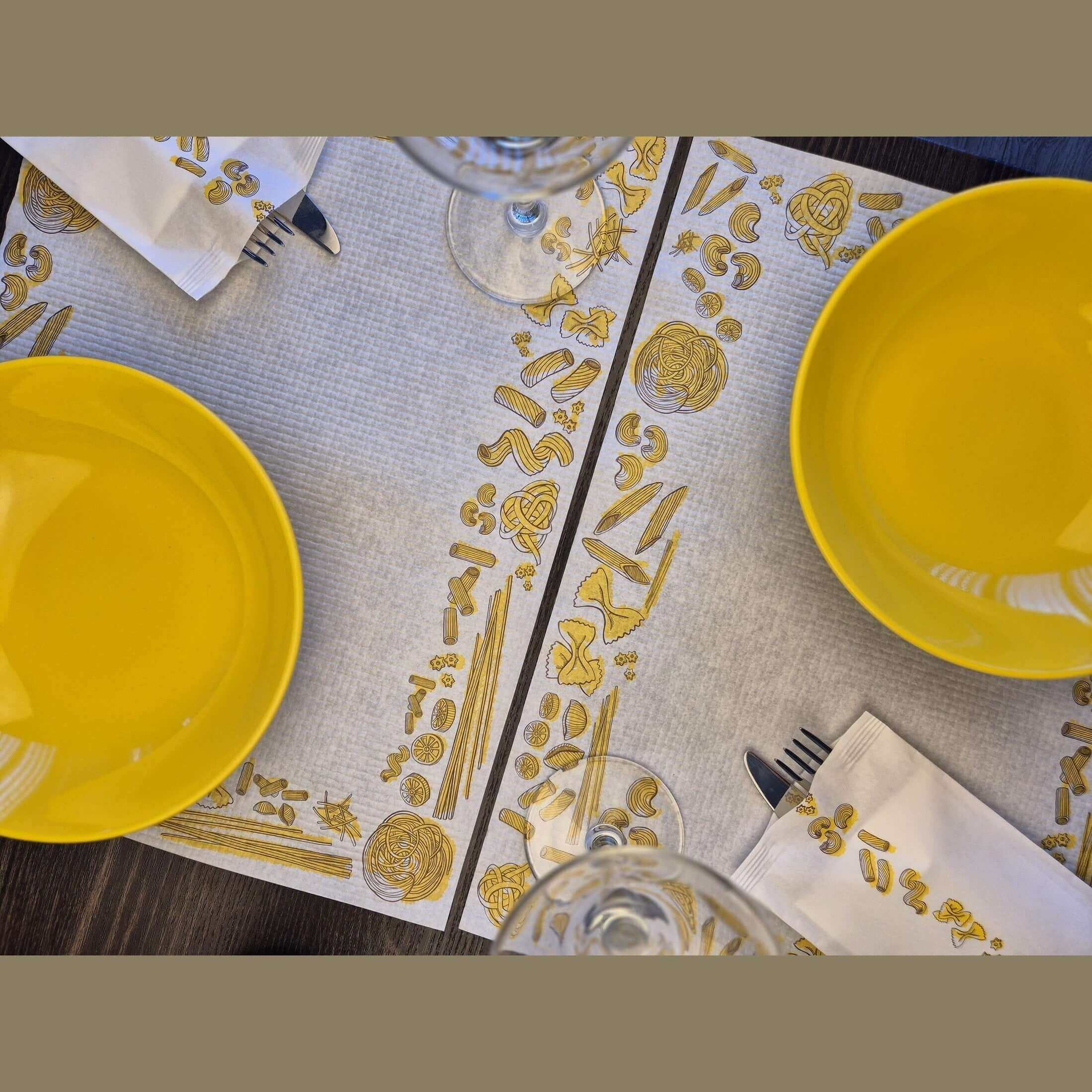Tovaglietta Pasta in carta paglia cm. 30X40 Airwave – 2000 pz.