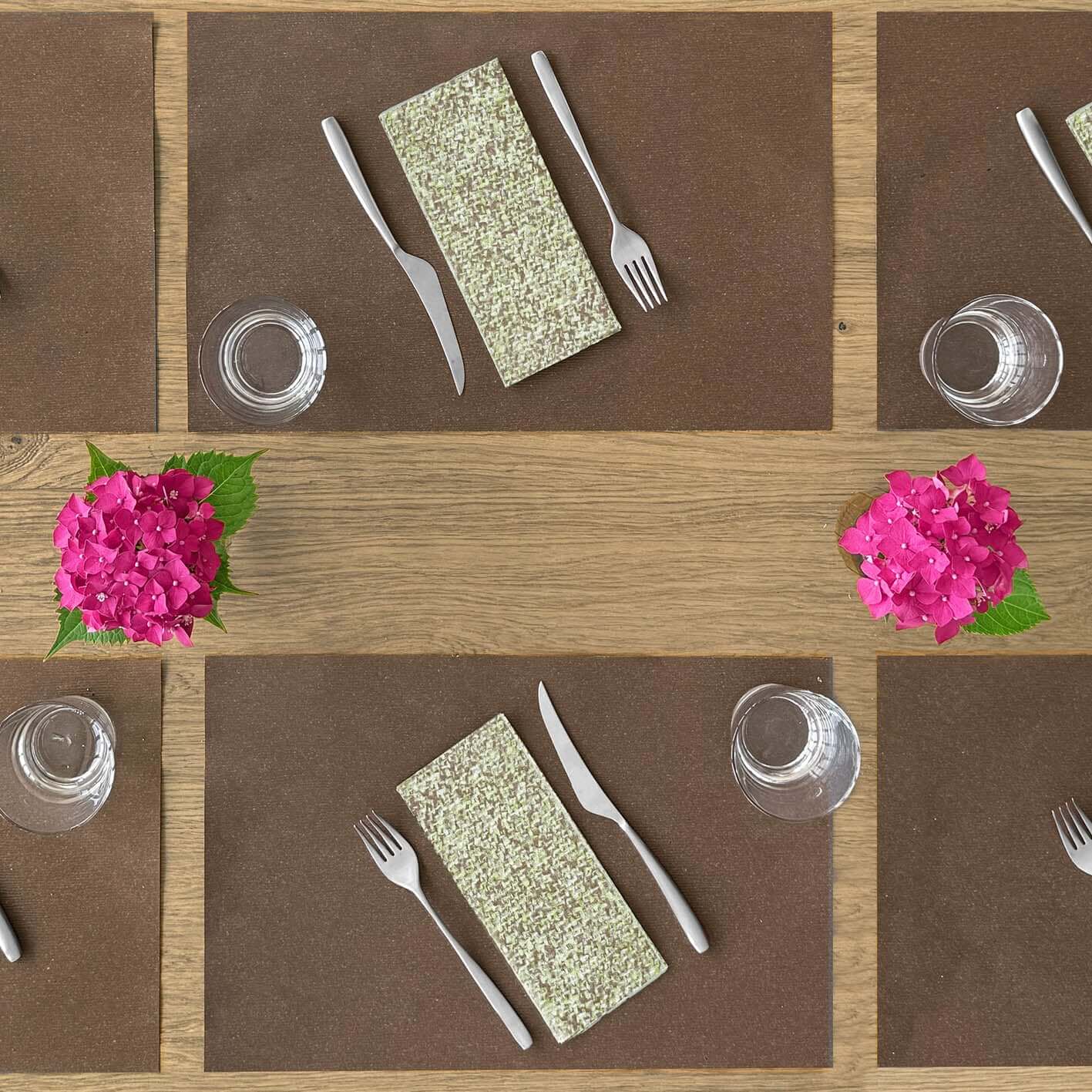 Tovagliolo Abby Verde Multisoft Airwave cm. 40X44 - 600 pz.