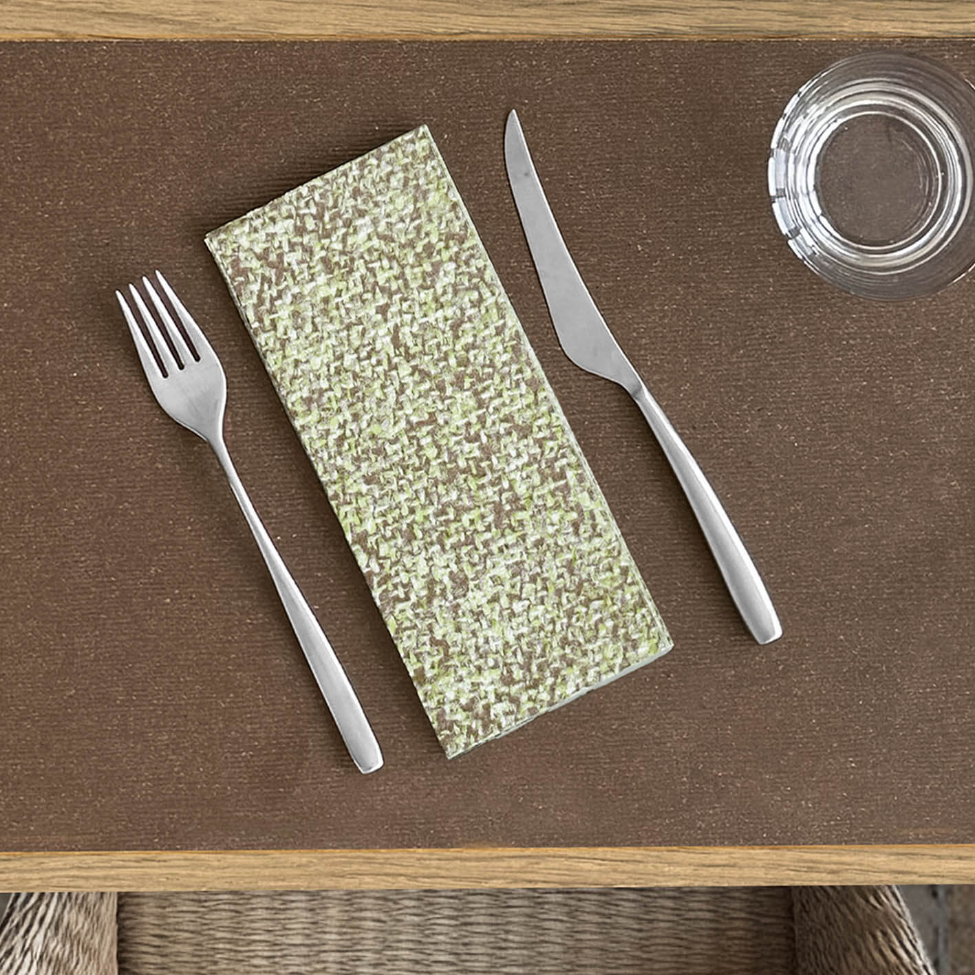 Tovagliolo Abby Verde Multisoft Airwave cm. 40X44 - 600 pz.