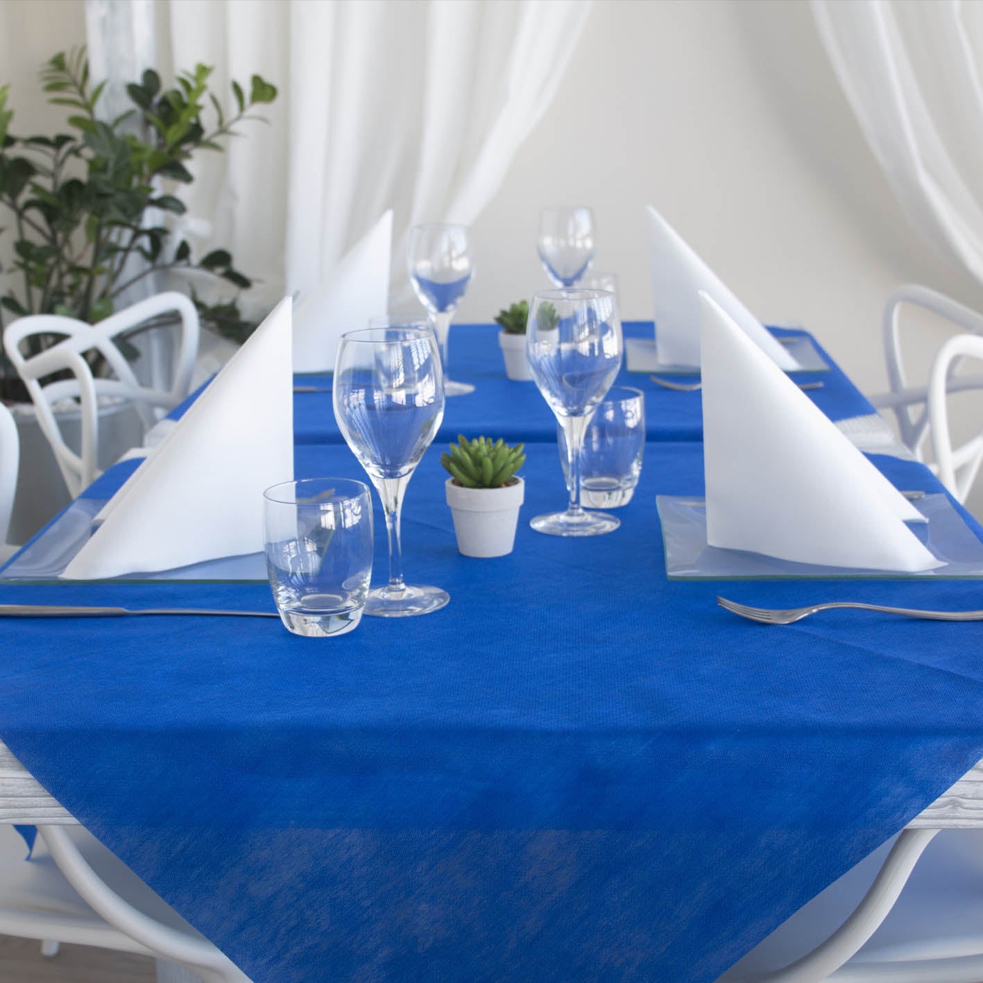 Tovaglia Tnt Oltremare Airspun cm. 100X100 - 100 pz.