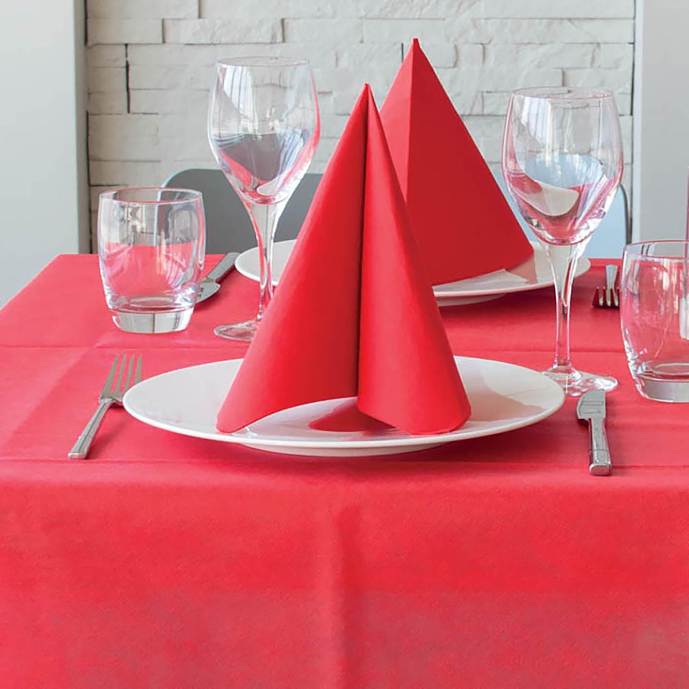 Tovaglia Tnt Rosso Ecostrong cm. 100X100