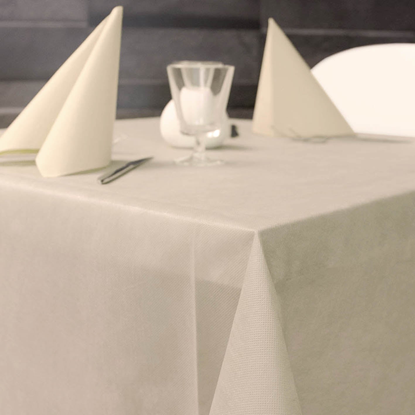 Tovaglia Tnt Sabbia Airspun cm. 120X120 - 100 pz.