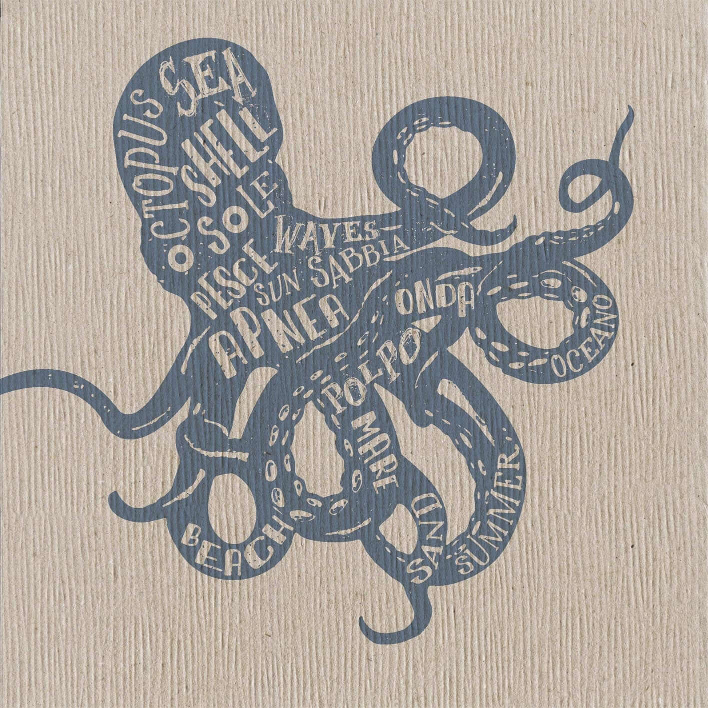 Tovaglietta Recycled Apnea Airwave cm. 30x48 - 350 pz.