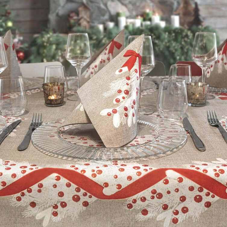 Tovaglia Tnt Berries Plus cm. 120x120 - 100 pz.