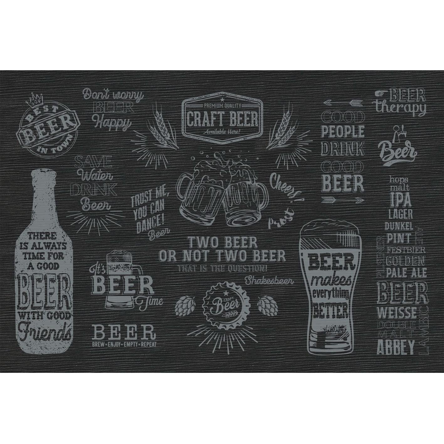 Tovaglietta Birra Onda Airwave cm. 30x44 - 400 pz.