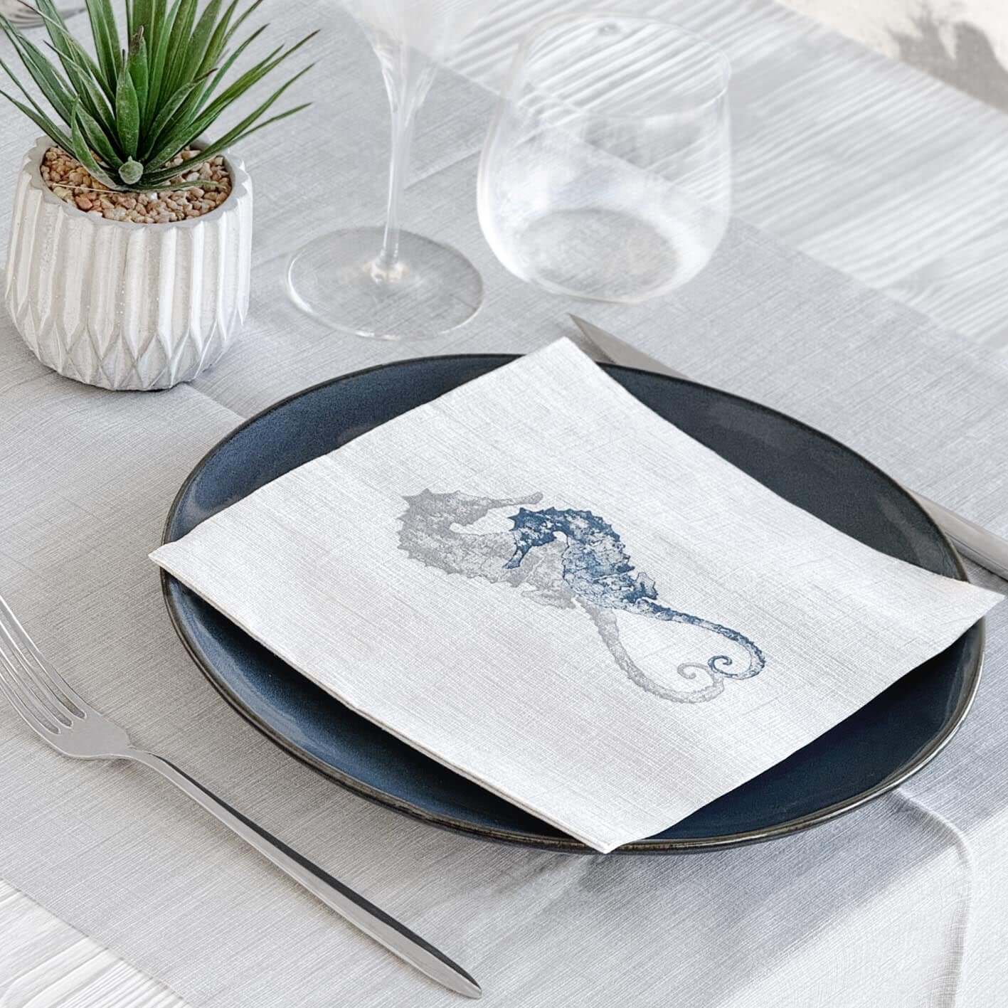 Tovagliolo Tnt Cavalluccio Perla Micro cm. 40X40 - 800 pz.