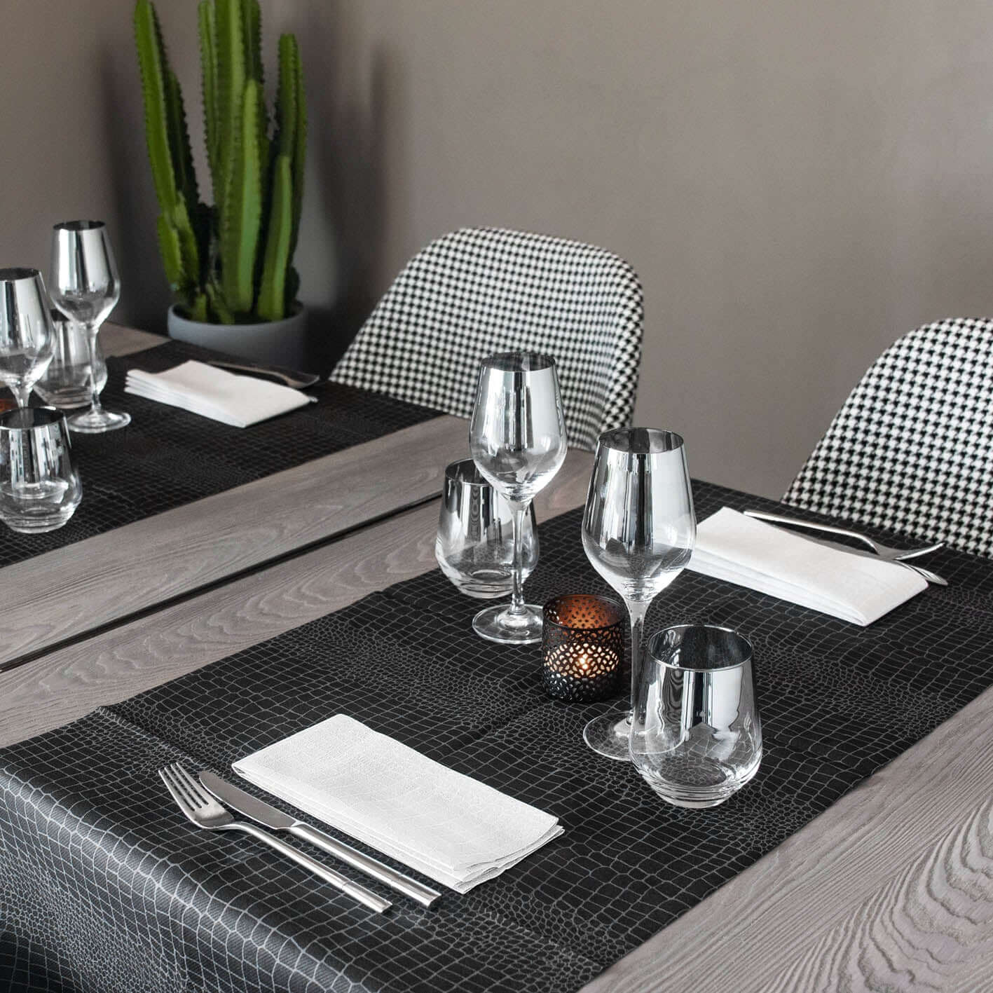 Runner Tnt Croko Ardesia Plus cm. 120X48 - 200 pz.