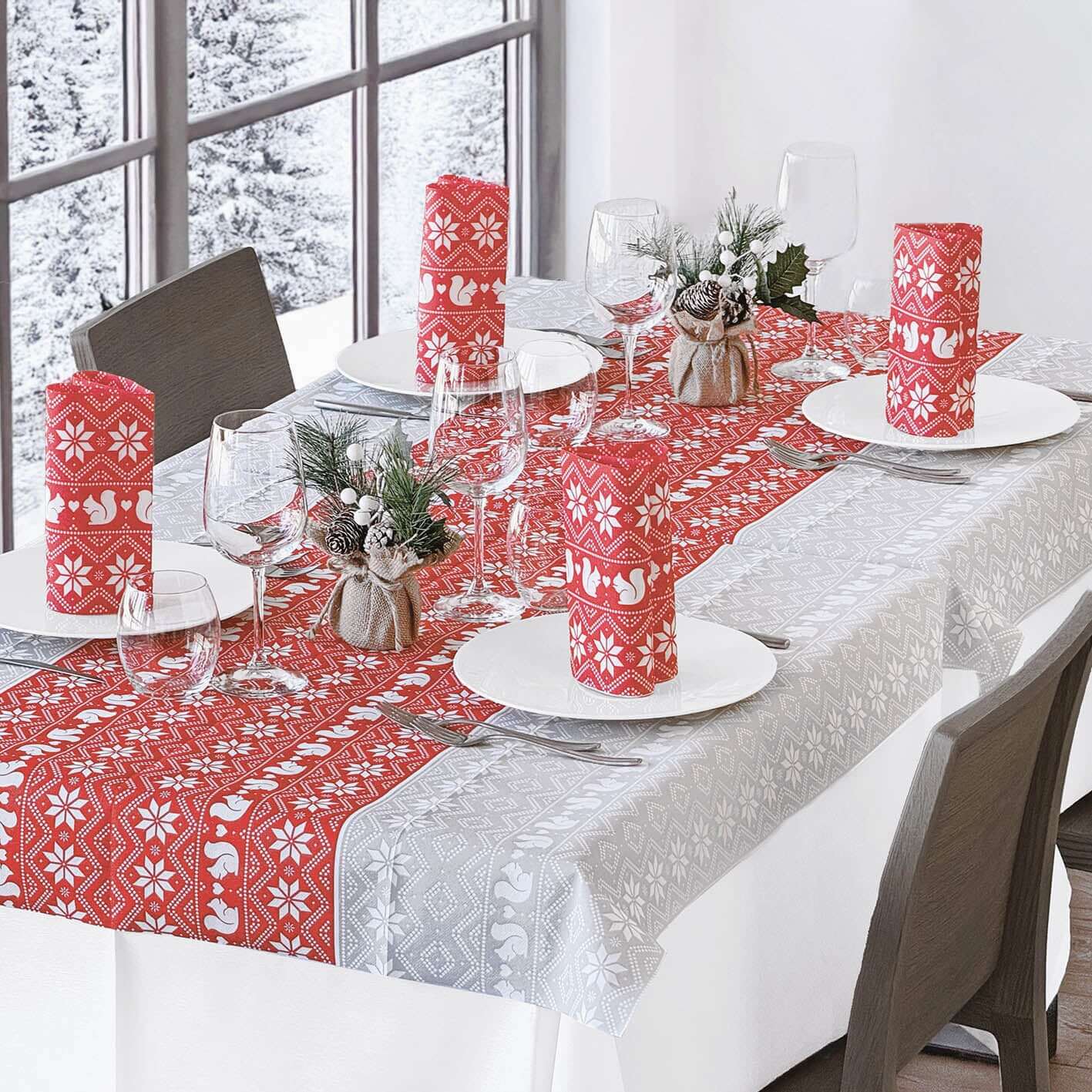 Tovaglia Tnt Elsa Plus cm. 100x100 - 100 pz.