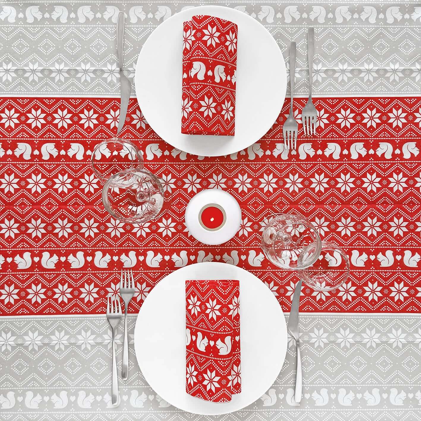 Tovaglia Tnt Elsa Plus cm. 120x120 - 100 pz.