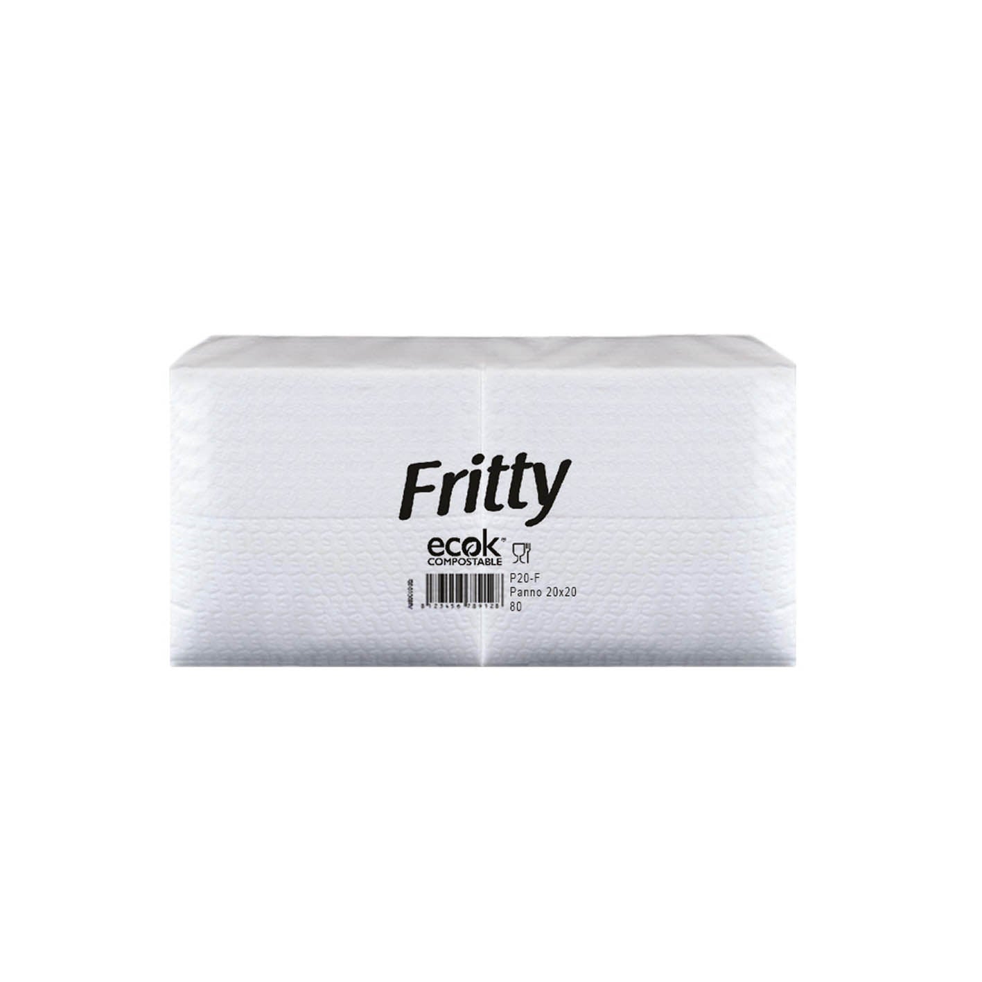 Panno per Fritti in Airlaid da 60 gr. da cm. 20X20 - 2560 pz.