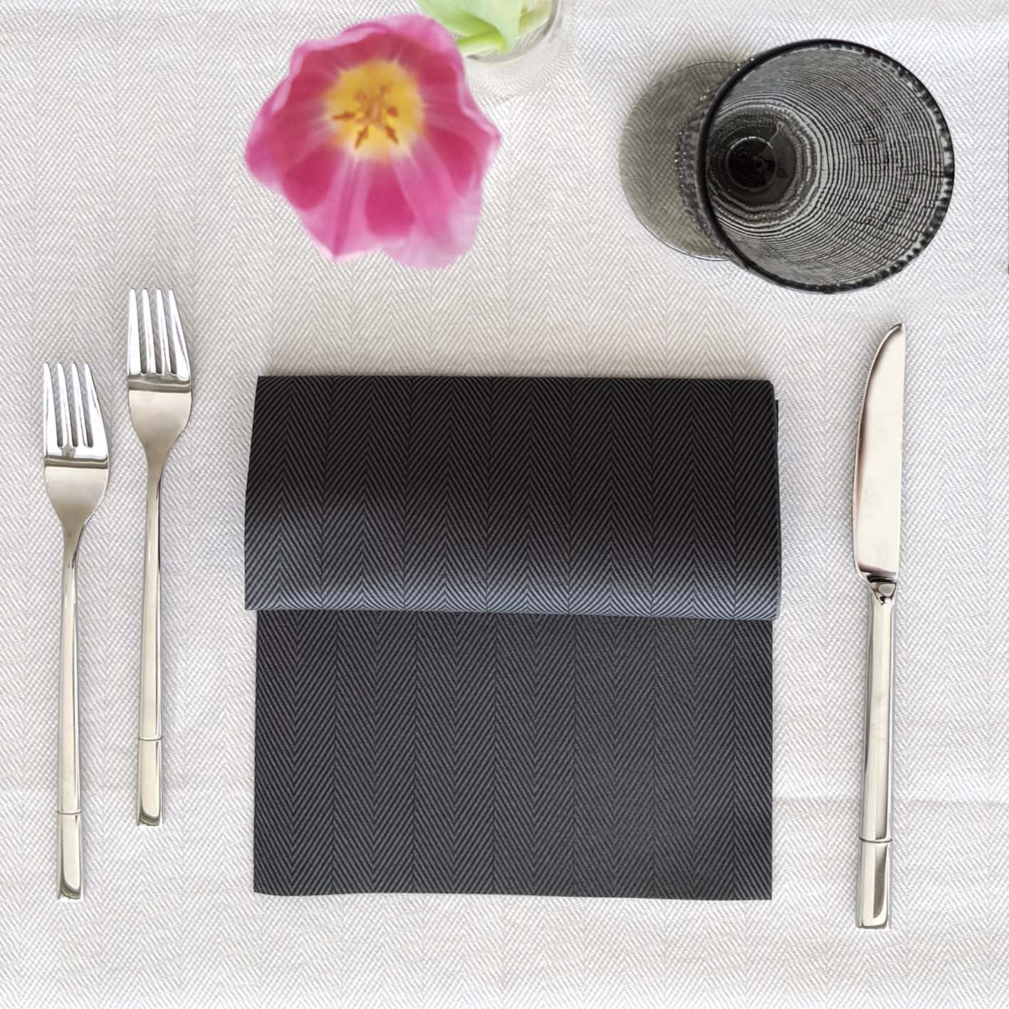 Tovagliolo Tnt Herry Ardesia Plus cm. 40x40 - 800 pz.