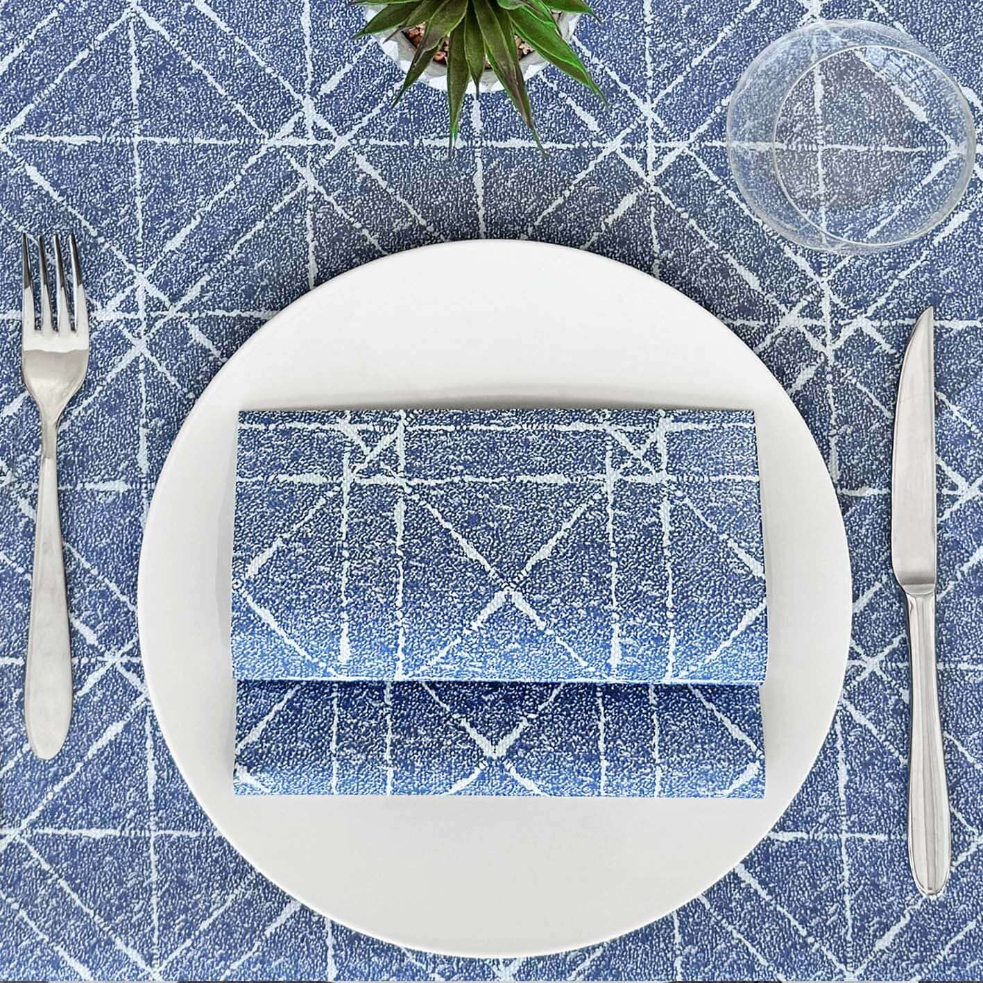 Tovagliolo Tnt Hugo Blue Mono cm. 40x40 - 800 pz.