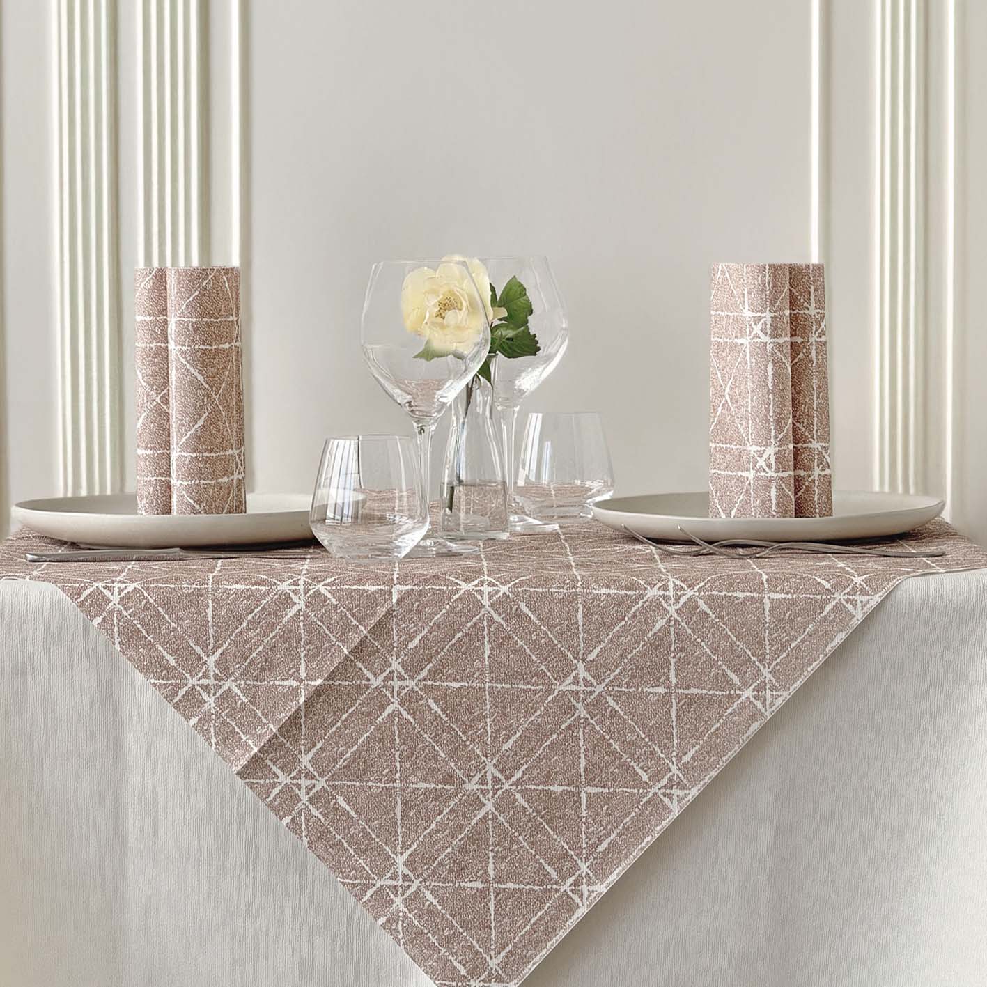 Tovaglia Tnt Hugo Terra Mono cm. 100x100 - 100 pz.