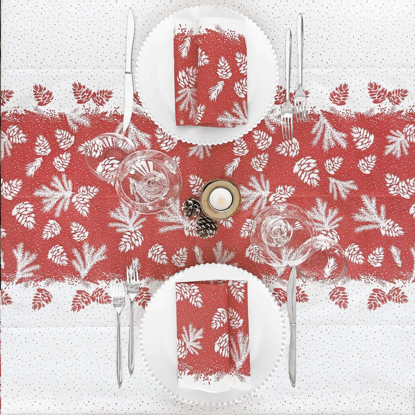 Tovaglia Tnt Inveria Plus cm. 100x100 - 100 pz.