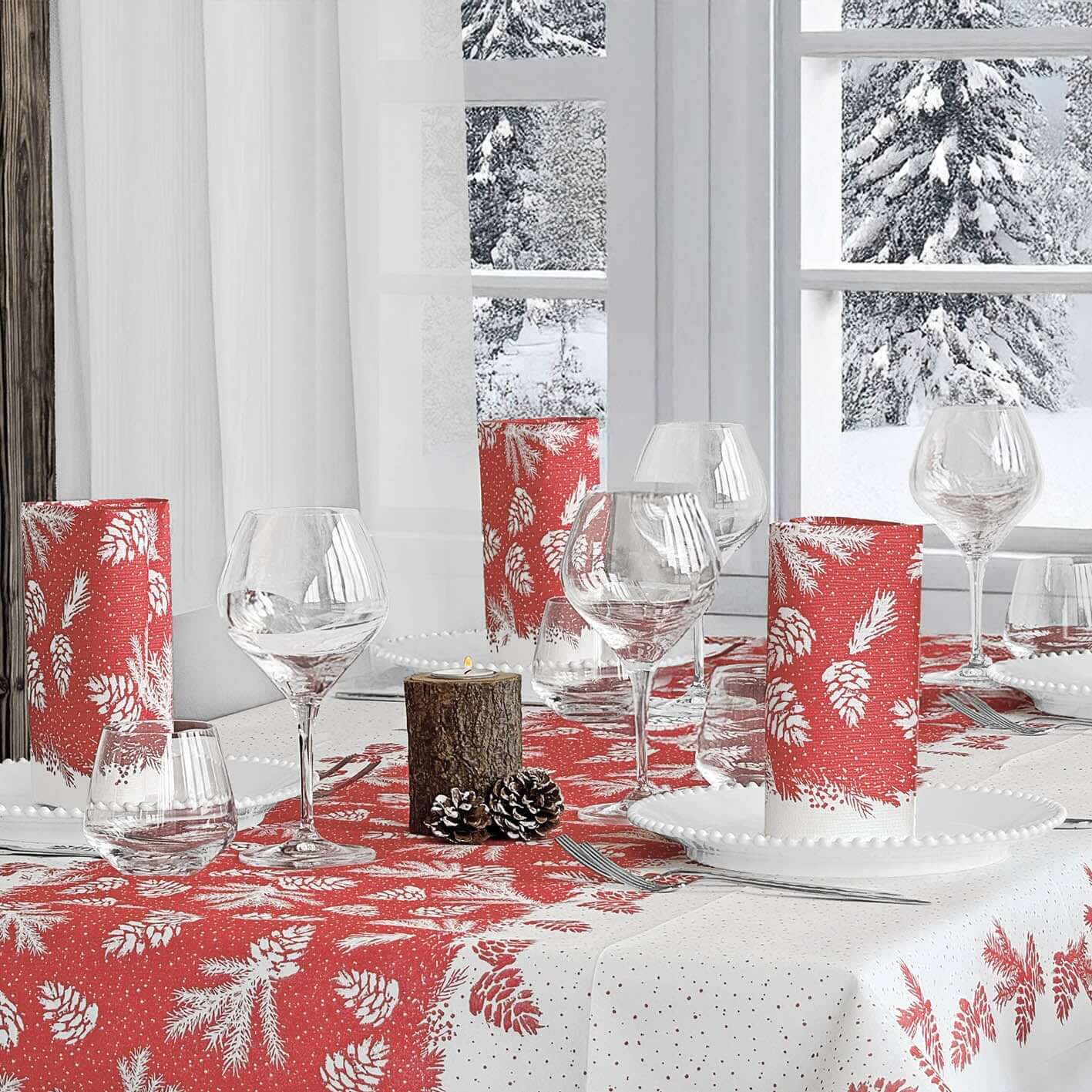 Tovaglia Tnt Inveria Plus cm. 120x120 - 100 pz.