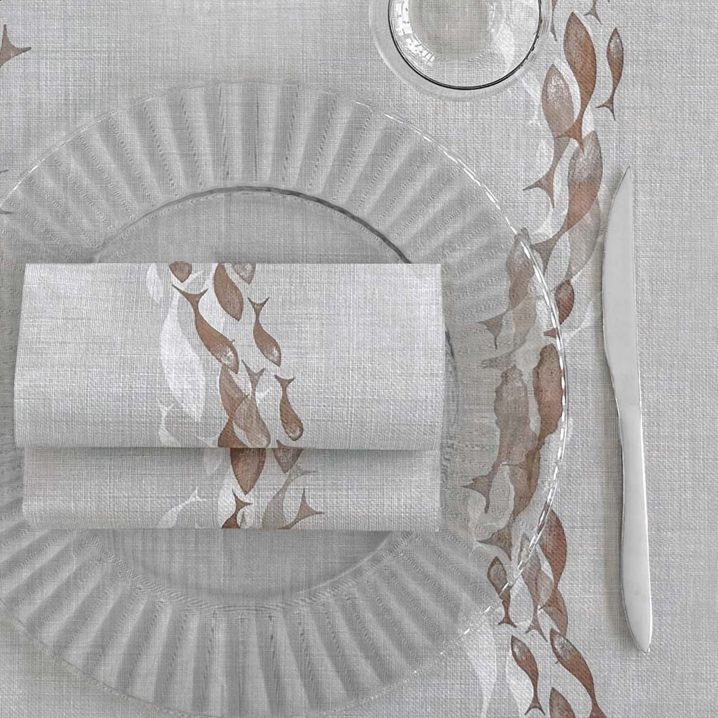 Tovagliolo Tnt Maree Moka Plus cm. 40x40 - 800 pz.