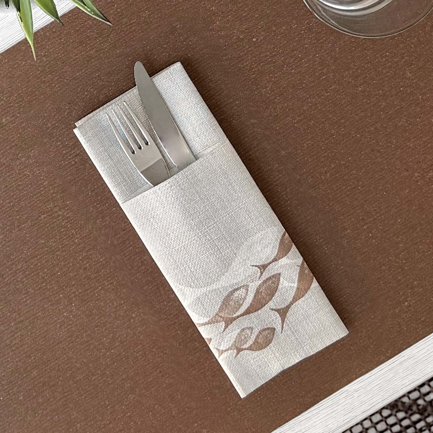 Tasca Portaposate Tnt Maree Moka Plus cm. 40X32 - 1200 pz.