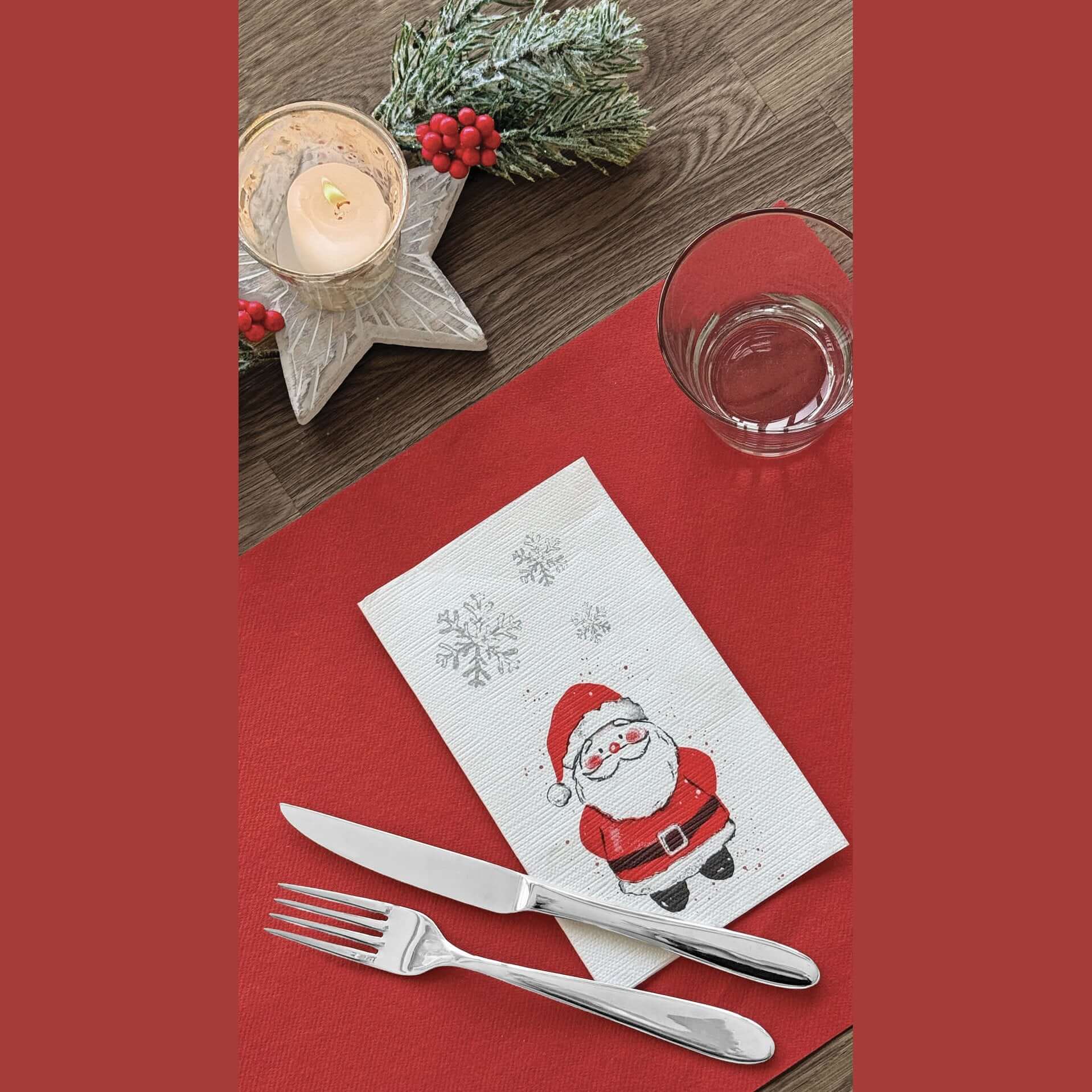 Tovagliolo Glacè Onda Airwave cm. 40X24 - 1200 pz.