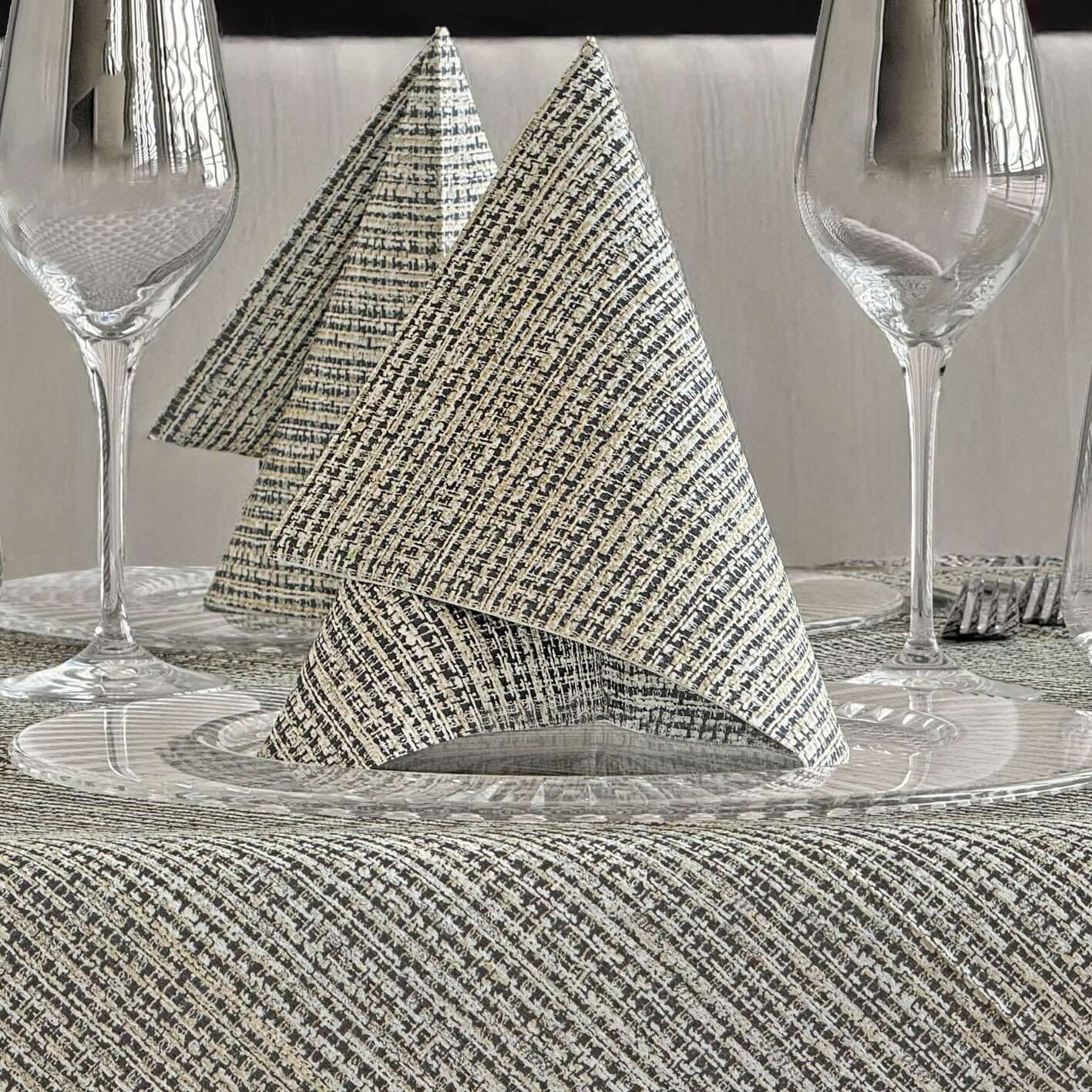 Tovagliolo Tnt Nora Antracite Micro cm. 40X40 - 800 pz.