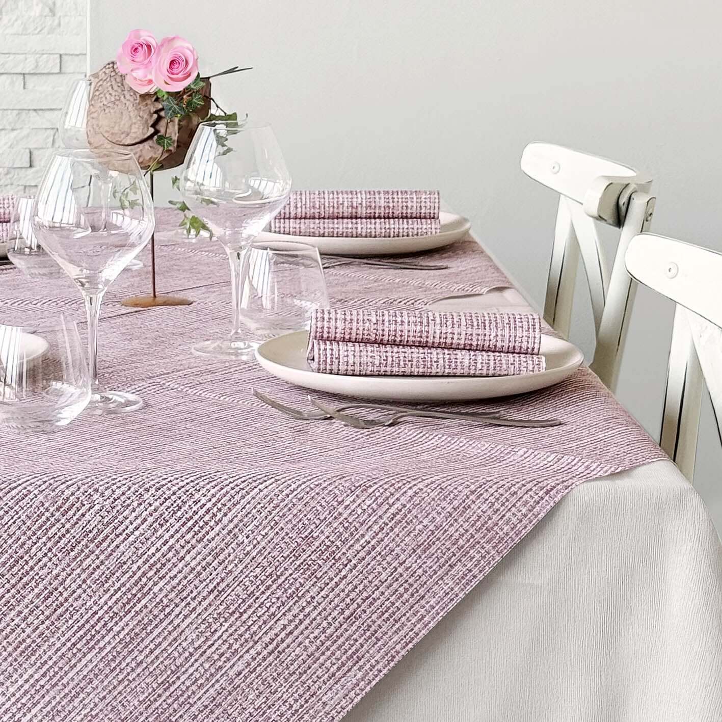 Tovaglia Tnt Nora Bordeaux Micro cm. 100X100 - 100 pz.