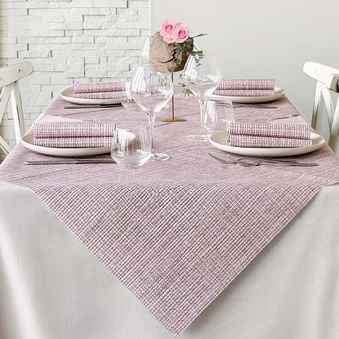 Tovaglia Tnt Nora Bordeaux Micro cm. 100X100 - 100 pz.