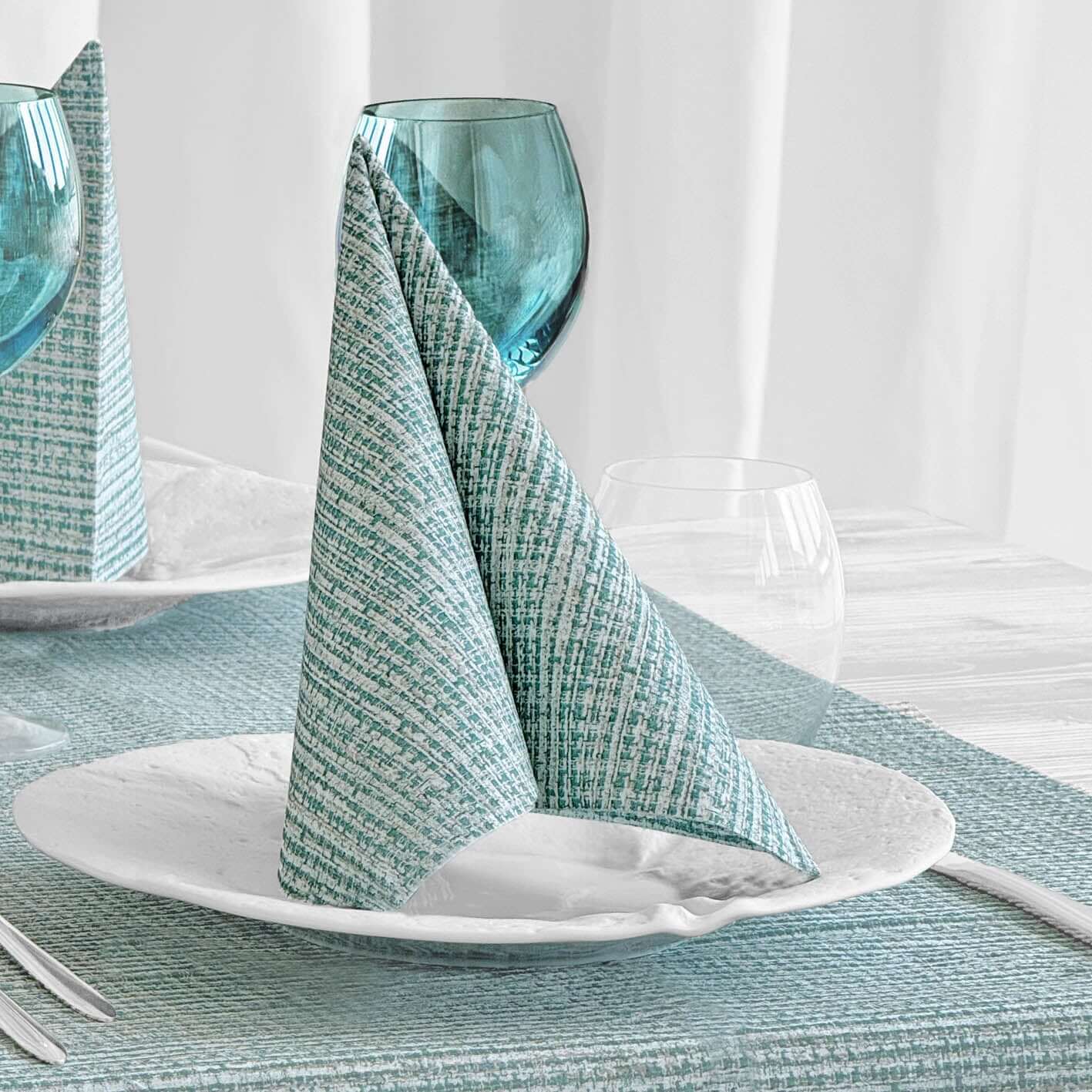 Tovagliolo Tnt Nora Petrolio Micro cm. 40X40 - 800 pz.