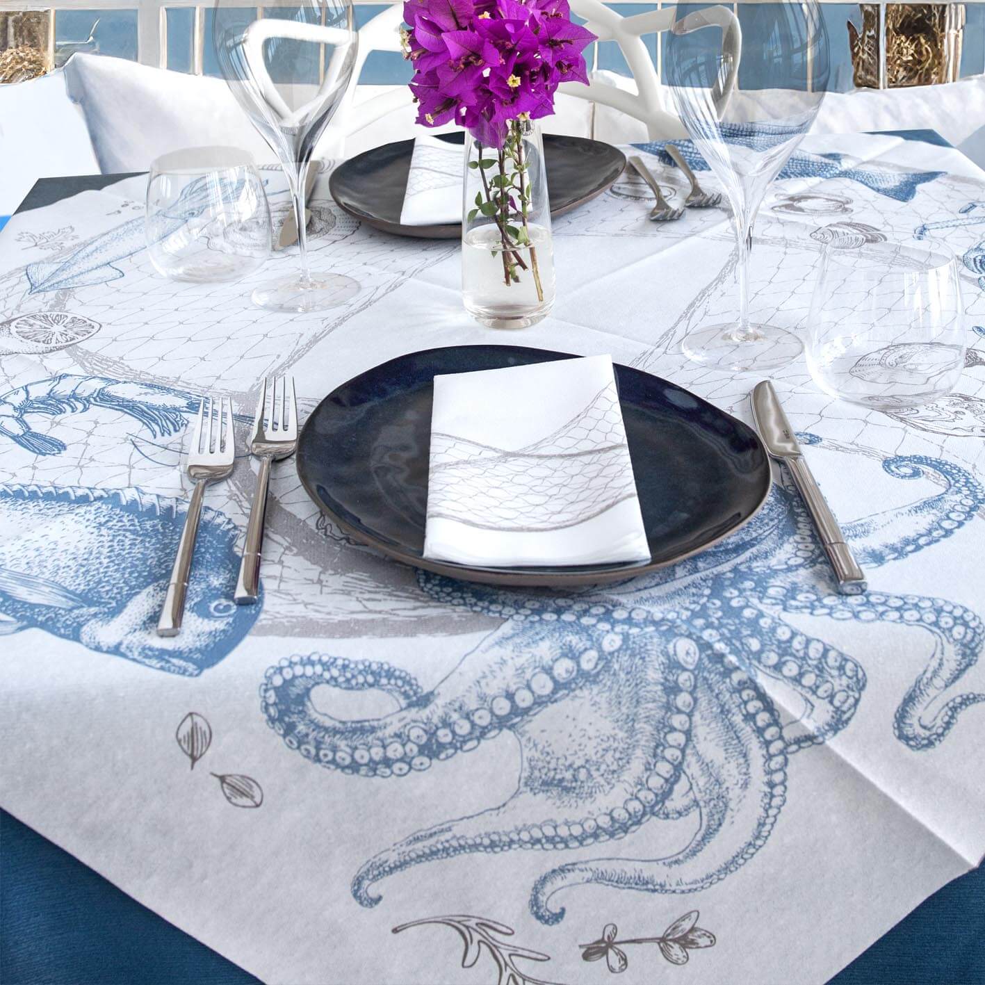 Tovaglia Tnt Pescatora Mono cm. 100x100 - 100 pz.