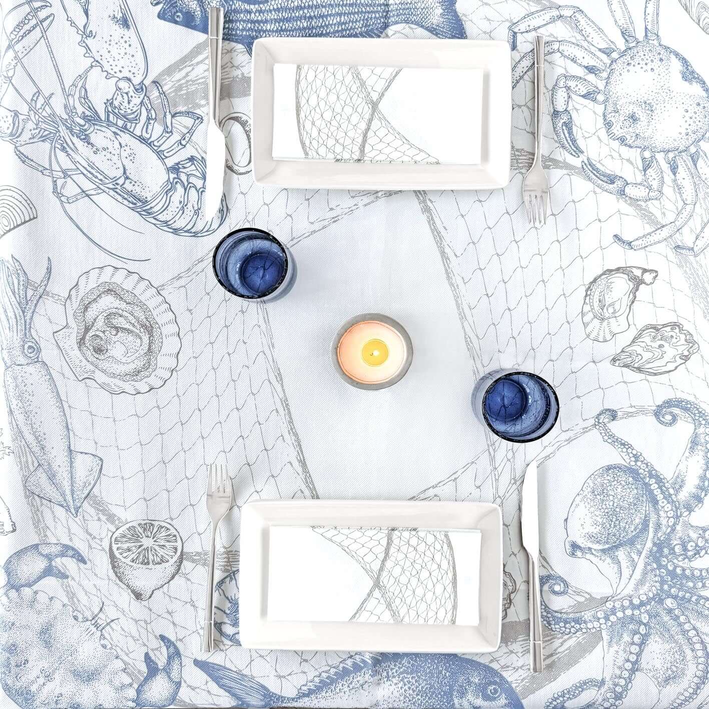 Tovaglia Tnt Pescatora Mono cm. 100x100 - 100 pz.