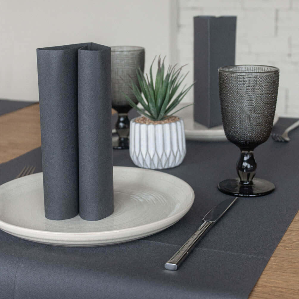 Tovaglia Tnt Ardesia Plus cm. 100X100 - 100 pz.