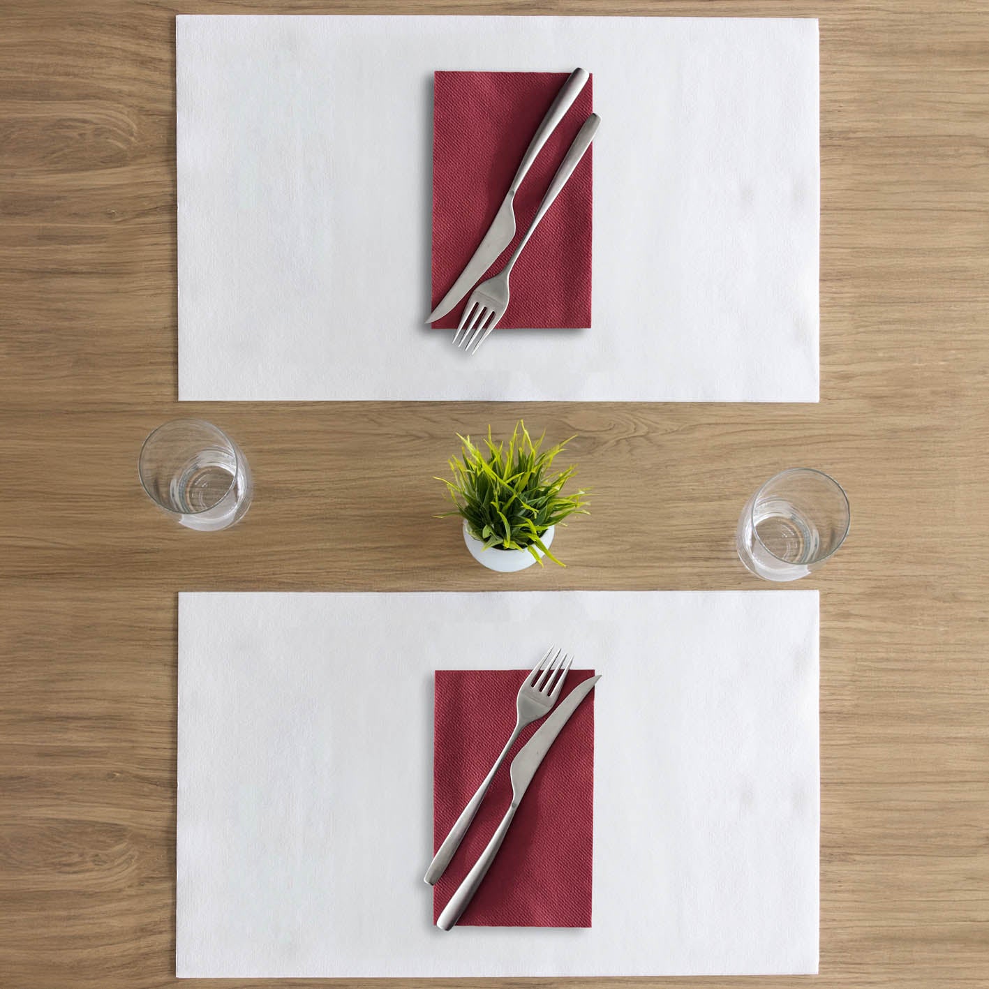 Tovagliolo Tnt Bordeaux Plus cm. 40x30 - 1200 pz.