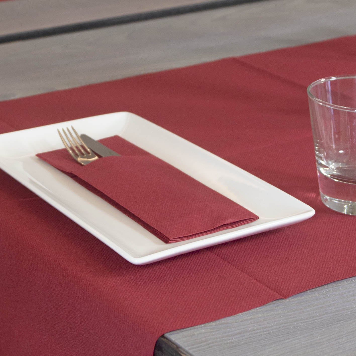 Tasca Portaposate Tnt Bordeaux Plus cm. 40X32 - 1200 pz.