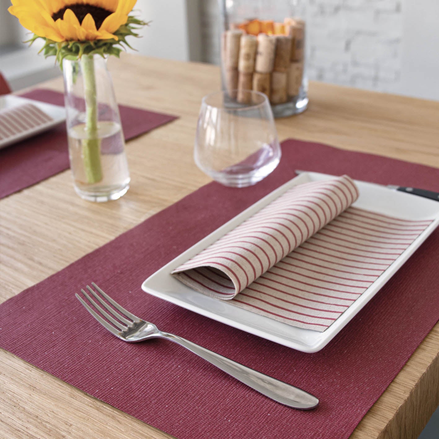 Tovaglietta Recycled Bordeaux Airwave cm. 30x48 - 350 pz.