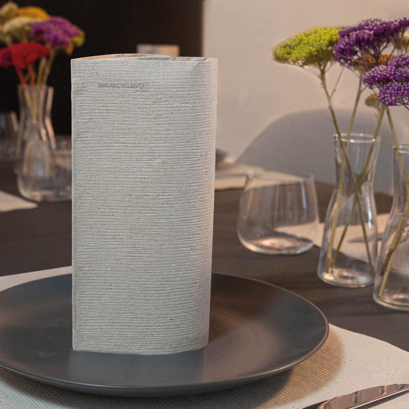 Tovagliolo Recycled Onda Airwave cm. 44X44 - 800 pz.