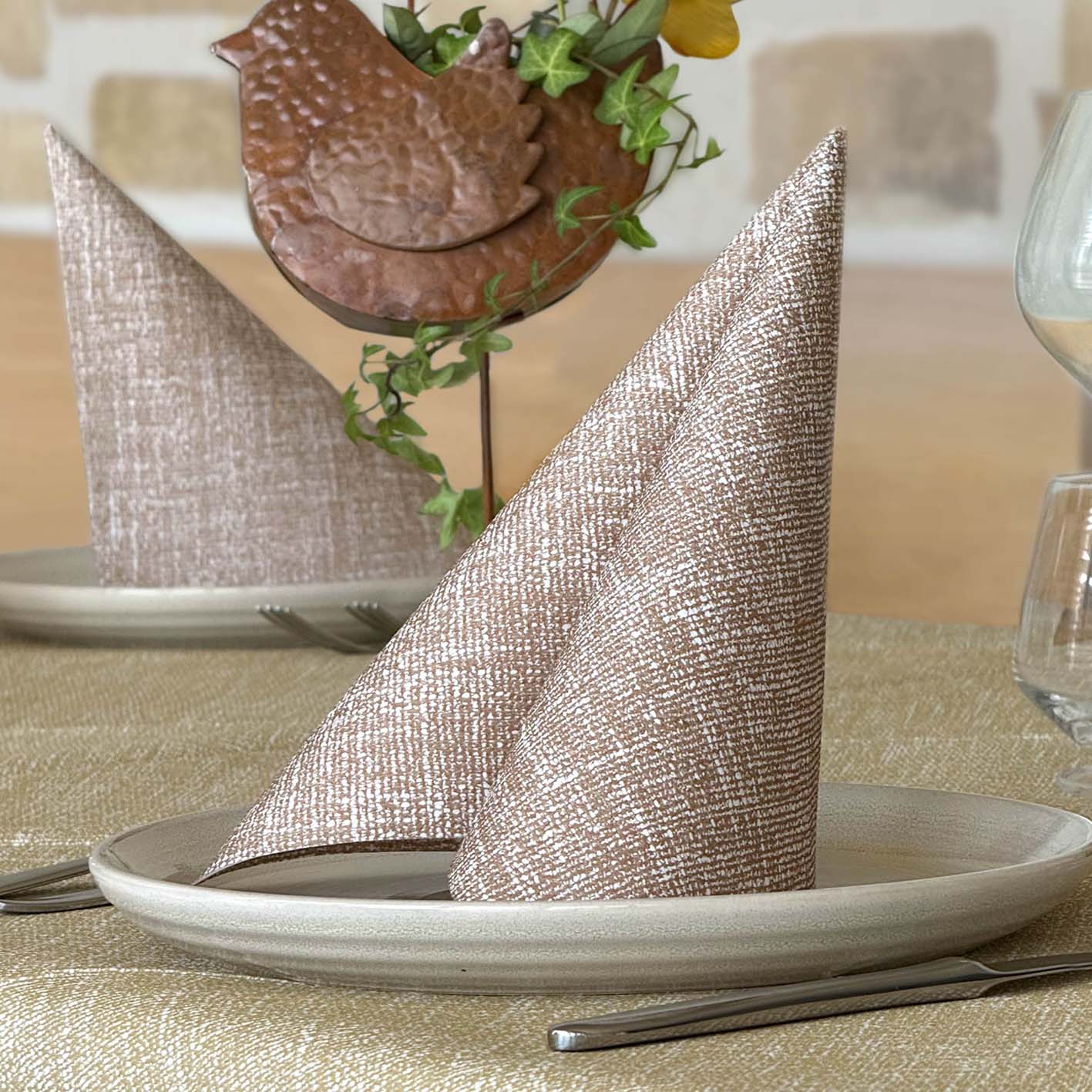 Tovagliolo Tnt Rudy Terra Mono cm. 40x40 - 800 pz.